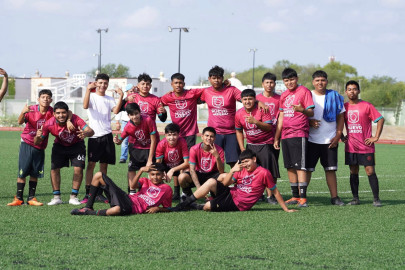 Participa prepas Municipales en cuadrangular de fútbol contra las adicciones 