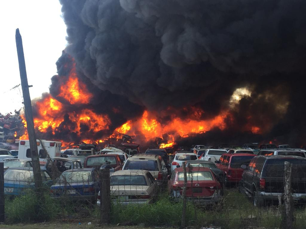 Se incendia mesón federal de Altamira