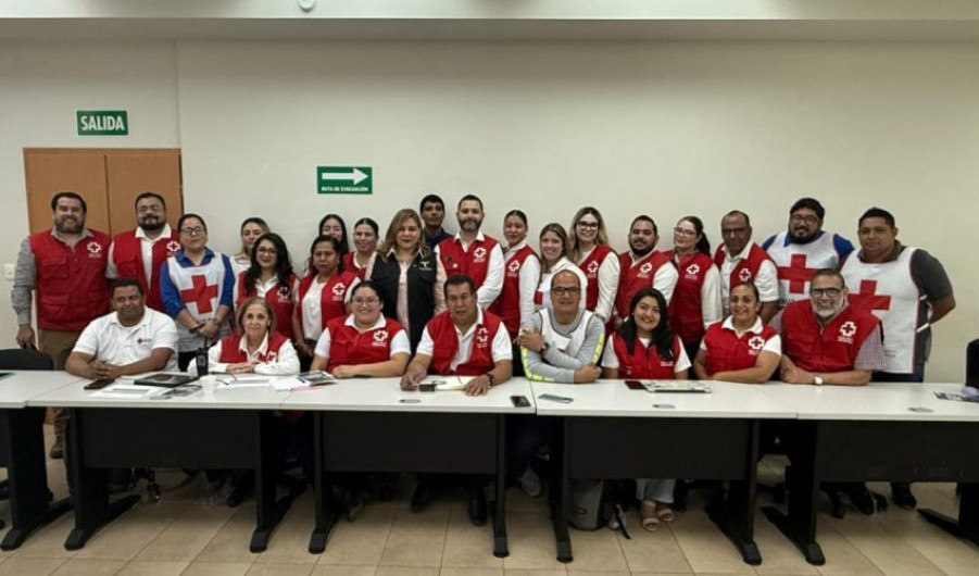 Capacita ST a personal de la Cruz Roja en Tampico en materia de seguridad e higiene laboral