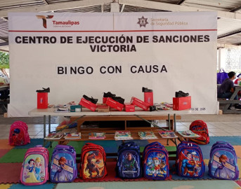 Realiza CEDES Victoria “bingo con causa” para el regreso a clases