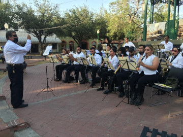 Invitan a jueves de plaza con la Banda Municipal