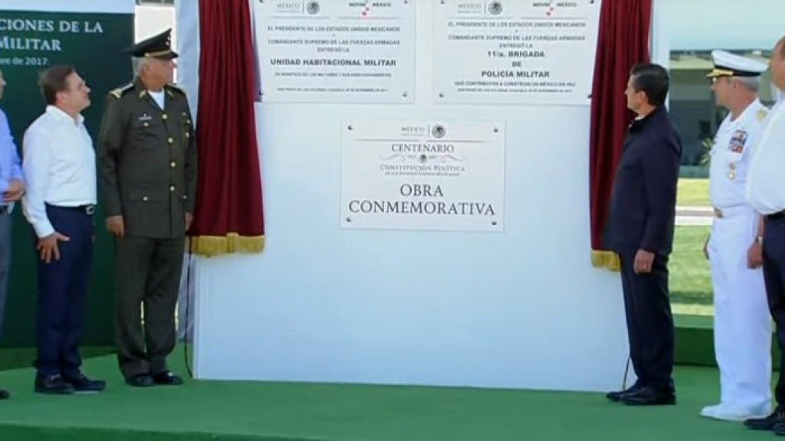 Inauguran 11ª Brigada de Policía Militar y Unidad Habitacional Militar